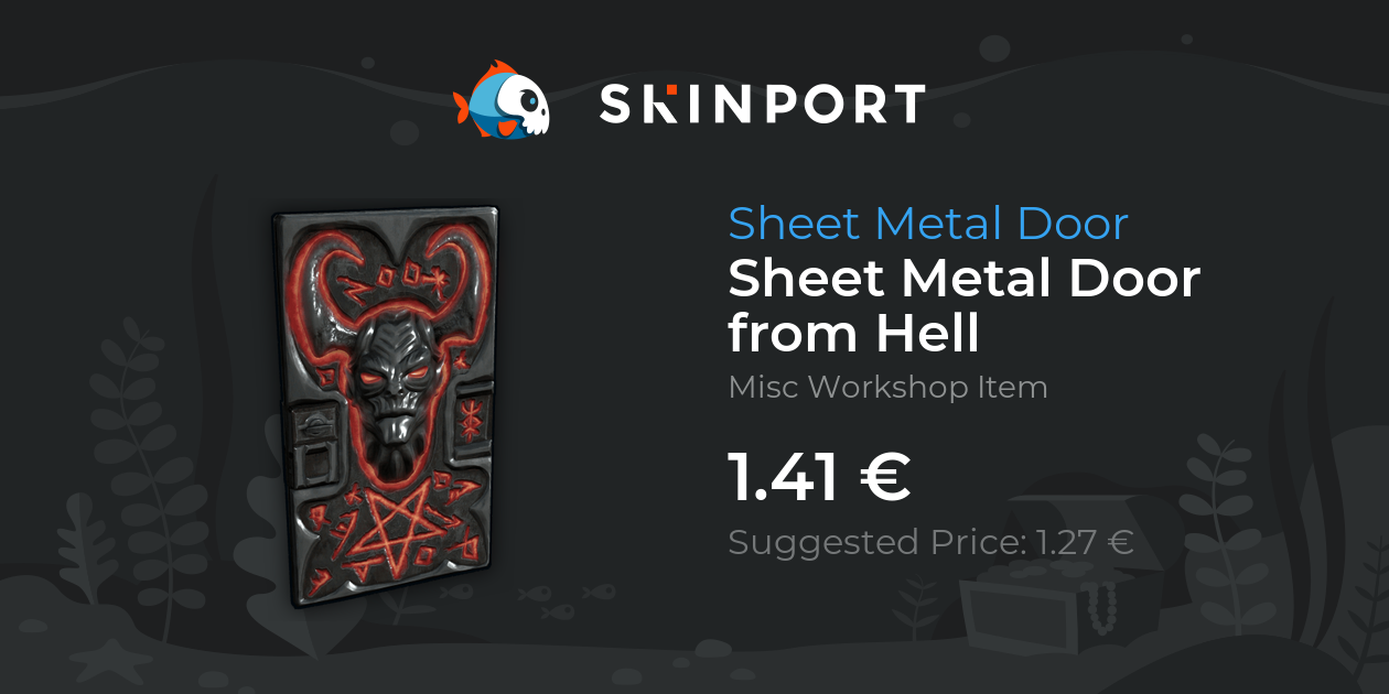Sheet Metal Door from Hell - Rust - Skinport