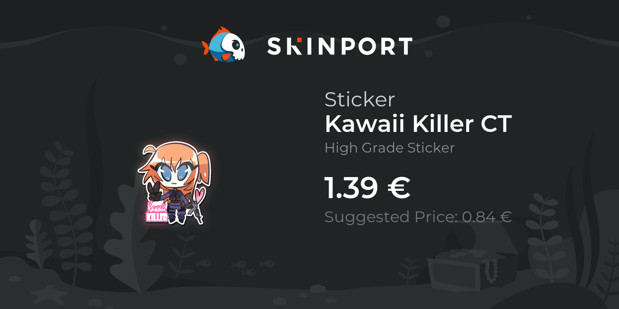 Kawaii Killer Cs Go _ Kawaii Killer CT Sticker – ZRYT