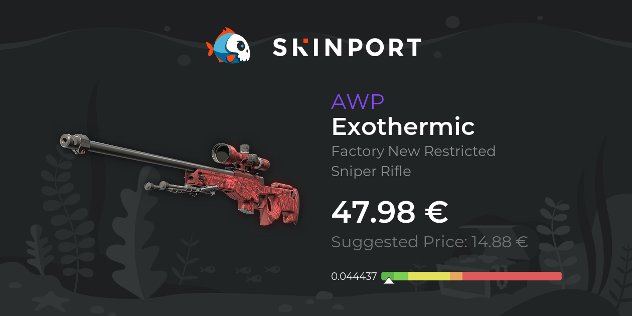 AWP | Exothermic (Factory New) - Counter-Strike 2 - Skinport