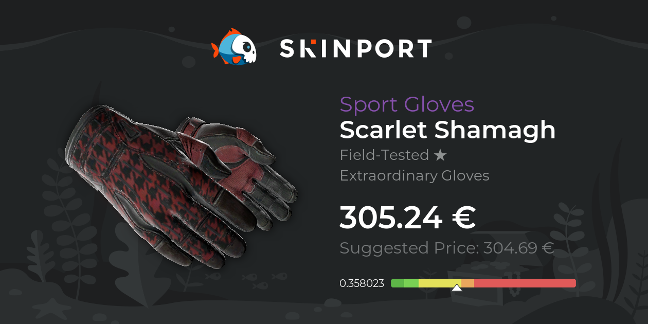 Sport Gloves Scarlet Shamagh (FieldTested) CS2 Skinport