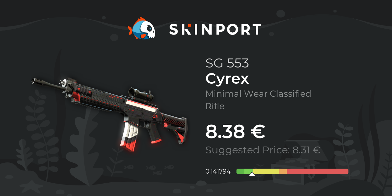 SG 553 | Cyrex (Minimal Wear) - Counter-Strike 2 - Skinport