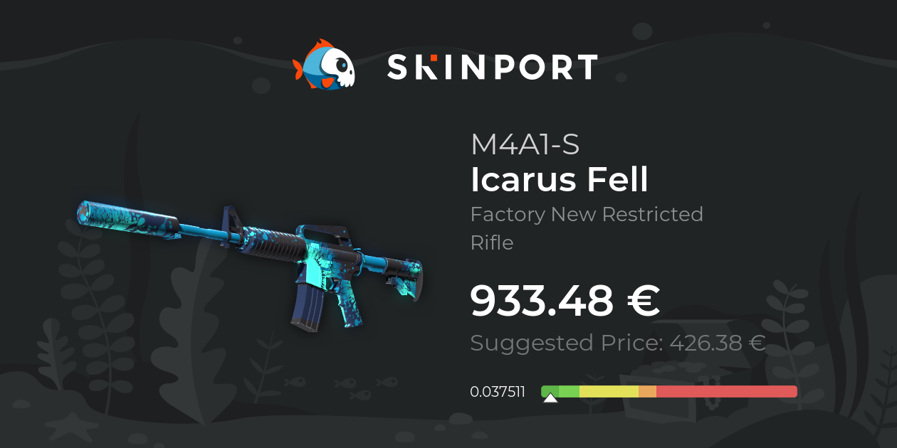M4A1-S | Icarus Fell (Factory New) - Counter-Strike 2 - Skinport