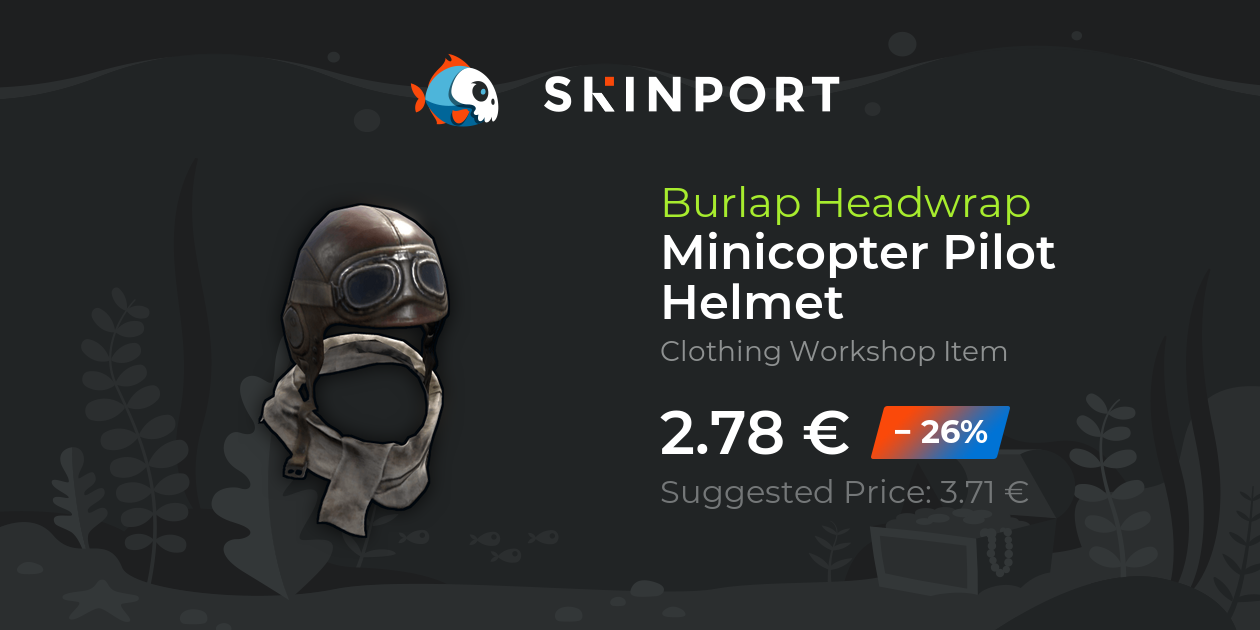 Minicopter Pilot Helmet - Rust - Skinport