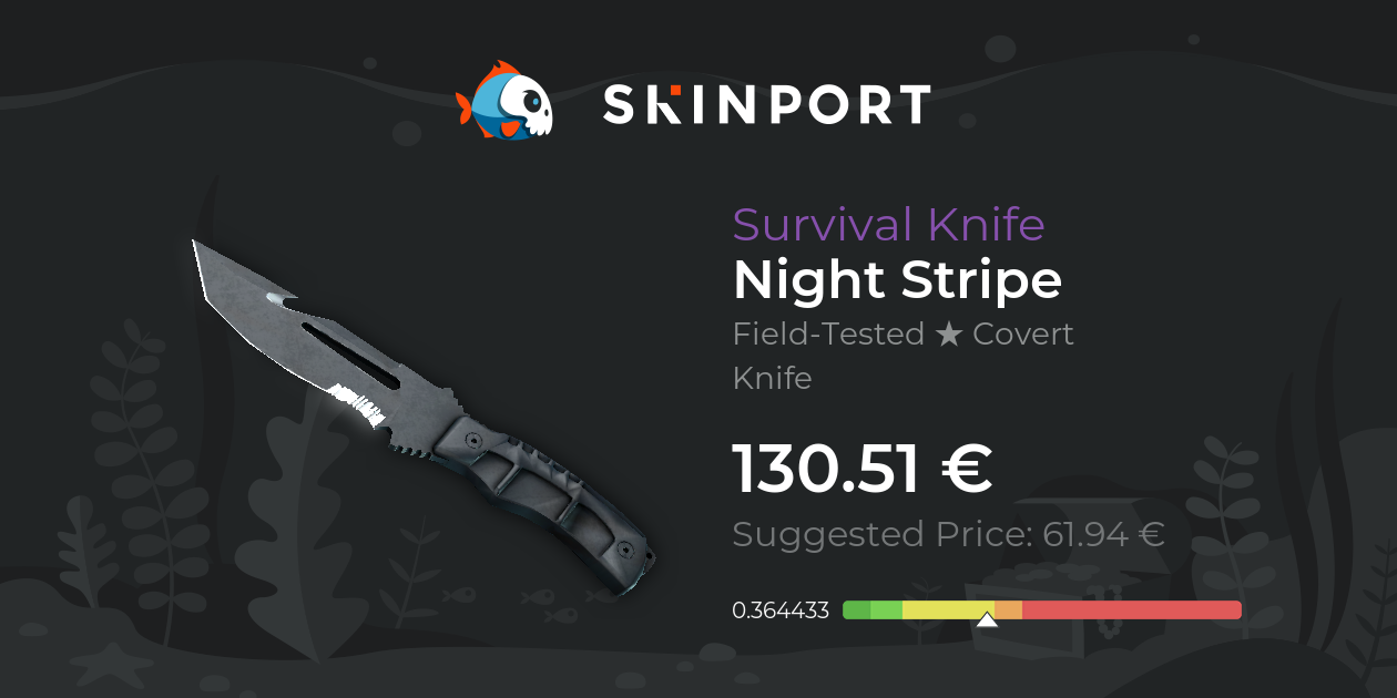 Survival Knife Night Stripe (FieldTested) CS2 Skinport