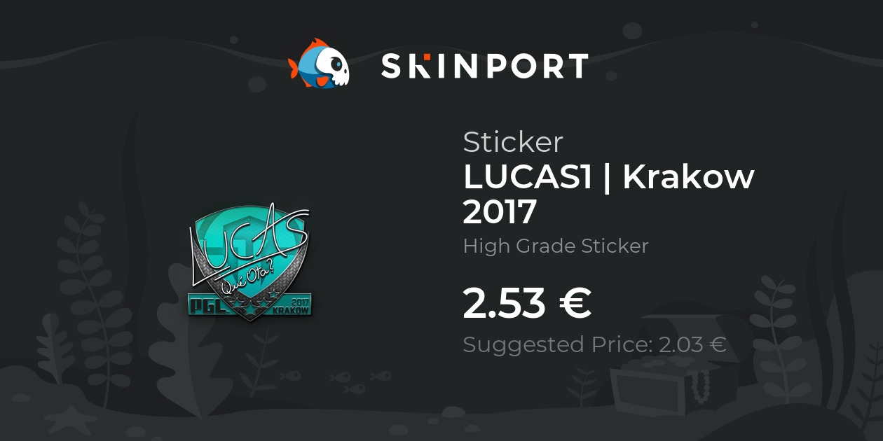 Sticker | LUCAS1 | Krakow 2017 - Counter-Strike 2 - Skinport