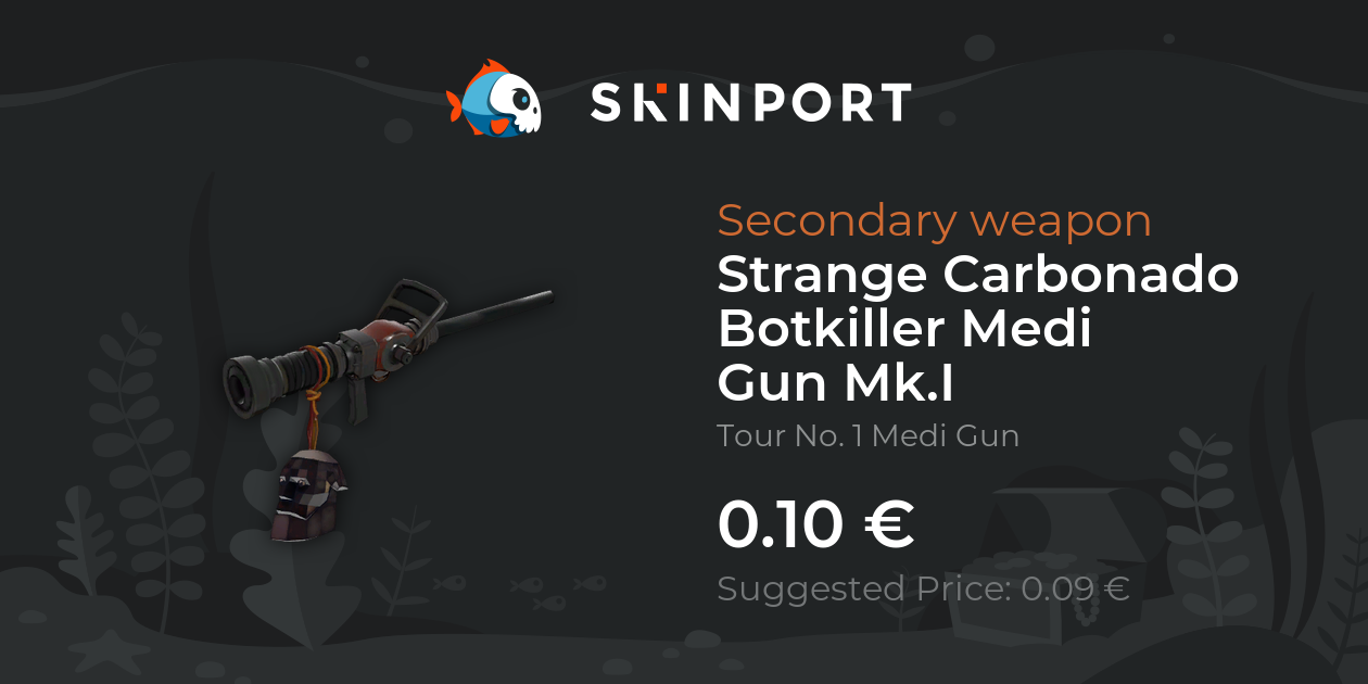 Strange Carbonado Botkiller Medi Gun Mk.I - Team Fortress 2 - Skinport