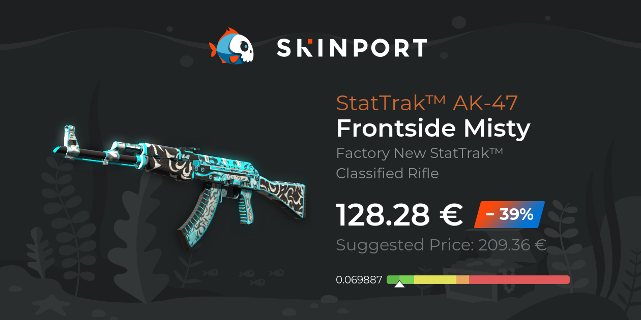 StatTrak™ AK-47 | Frontside Misty (Factory New) - Counter-Strike 2 ...