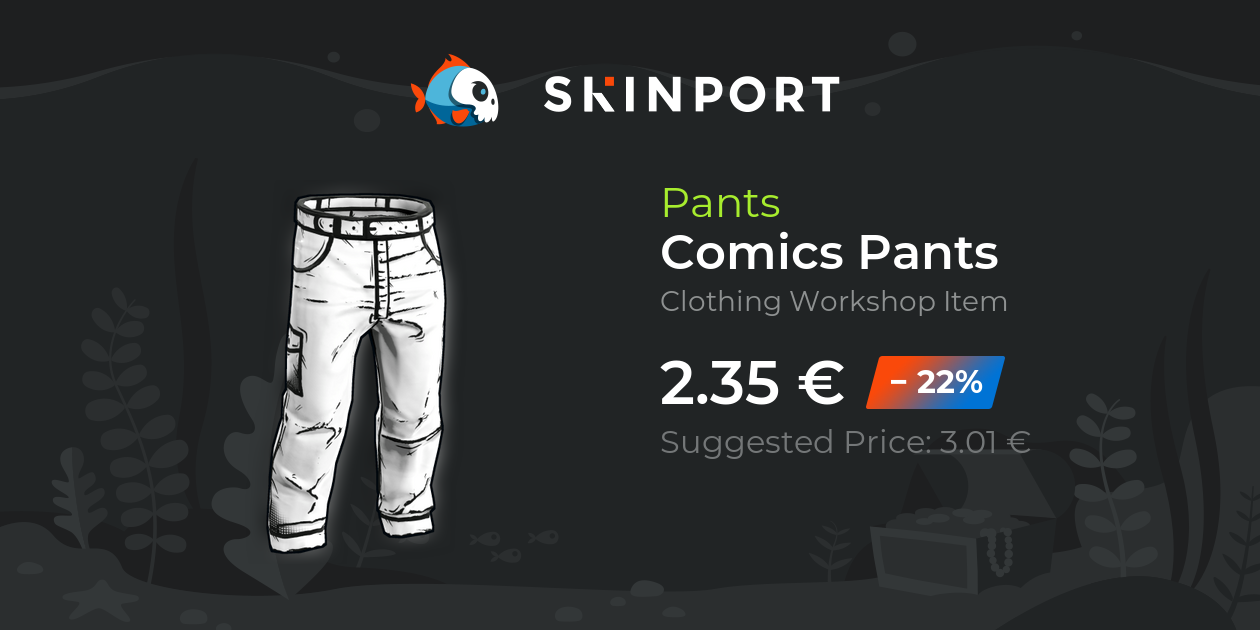 Comics Pants - Rust - Skinport