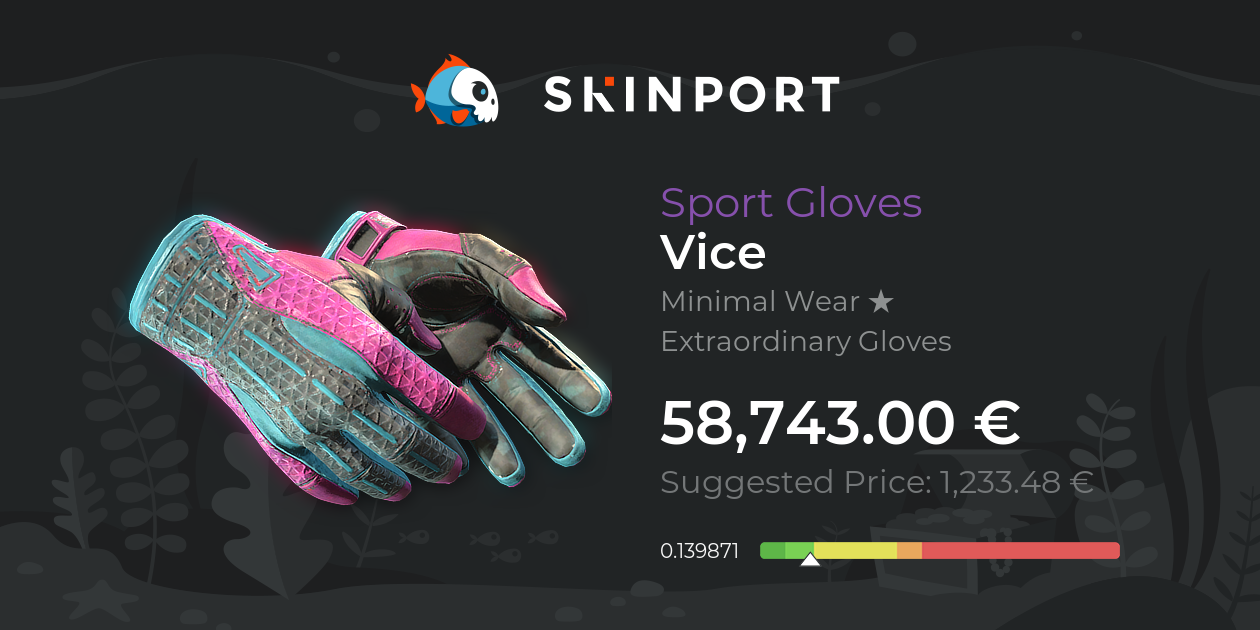 Sport Gloves | Vice (Minimal Wear) - Counter-Strike 2 - Skinport
