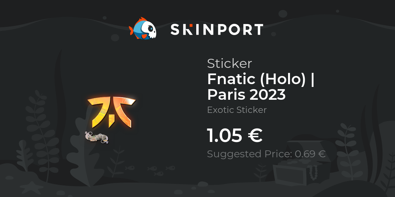 Sticker | Fnatic (Holo) | Paris 2023 - Counter-Strike 2 - Skinport