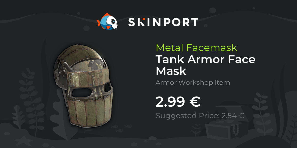 Tank Armor Face Mask - Rust - Skinport