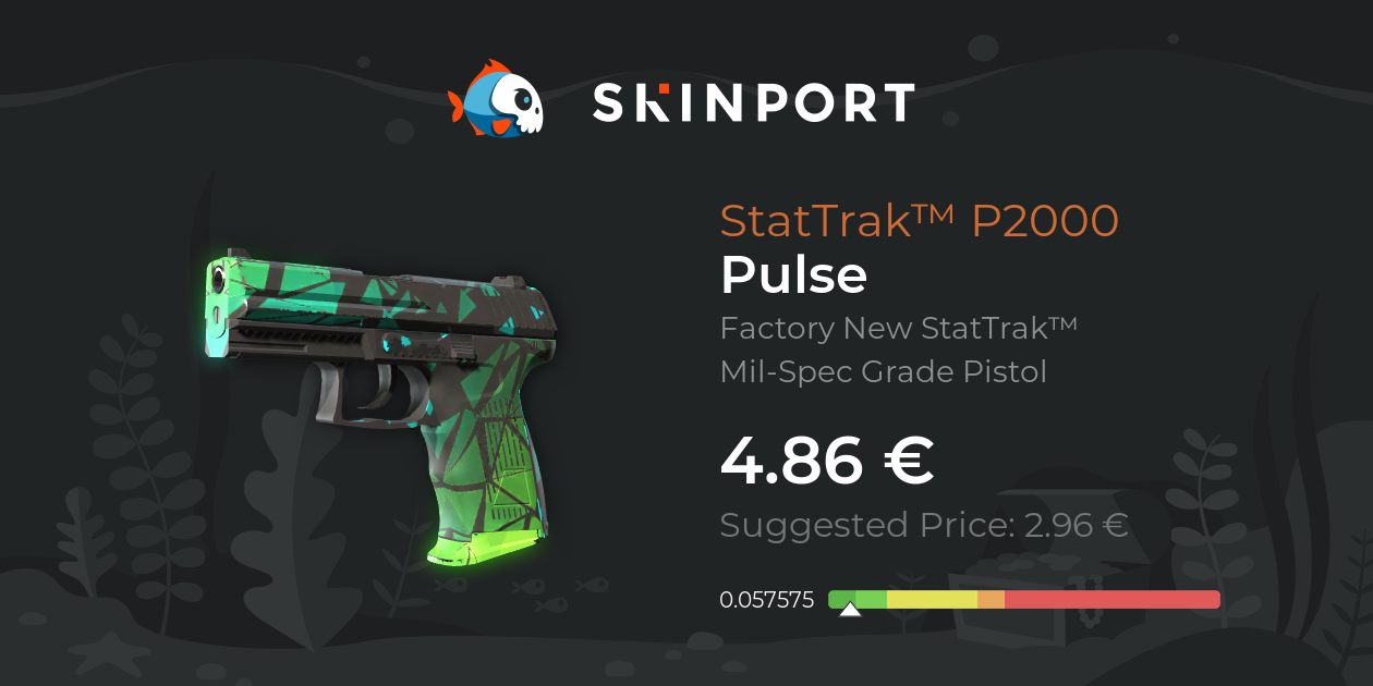 StatTrak™ P2000 | Pulse (Factory New) - Counter-Strike 2 - Skinport