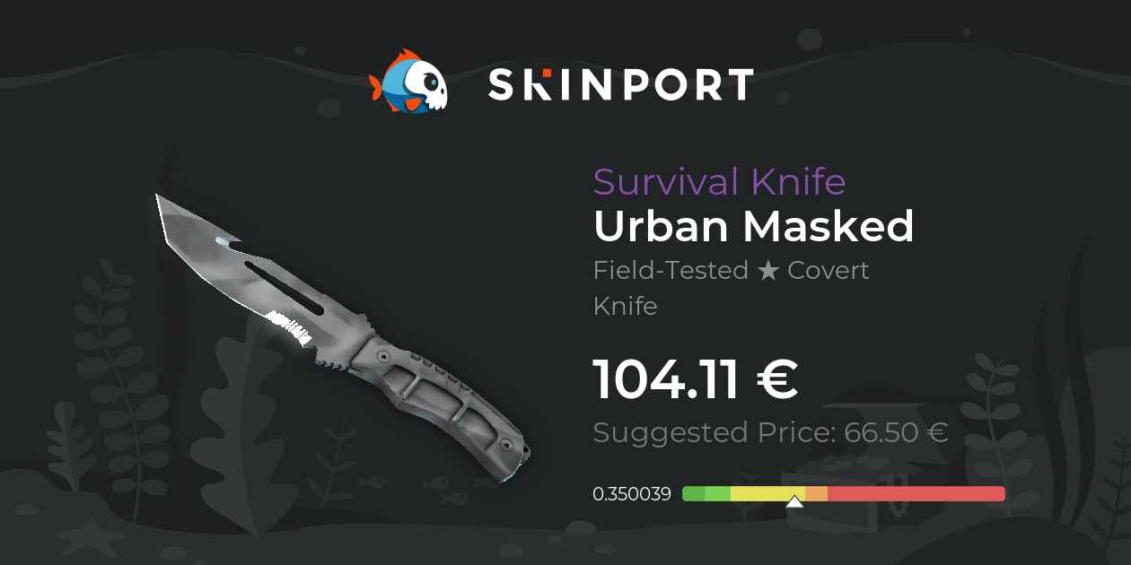 Survival Knife Urban Masked (FieldTested) CS2 Skinport