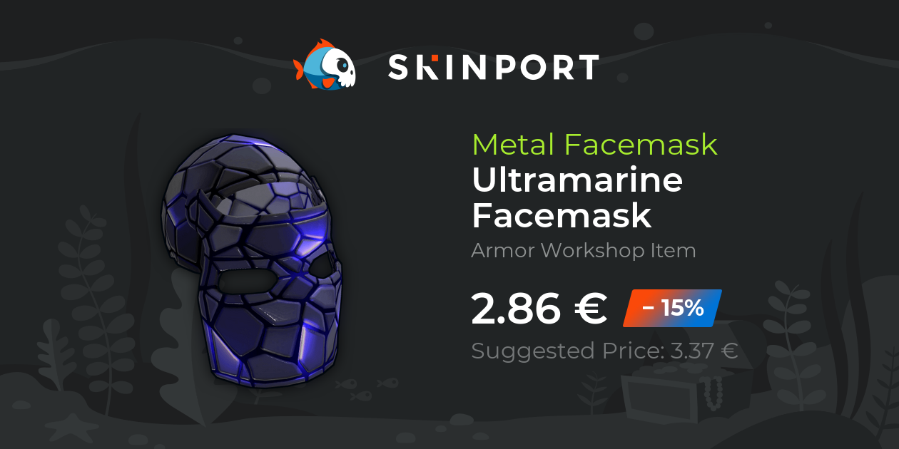 Ultramarine Facemask - Rust - Skinport