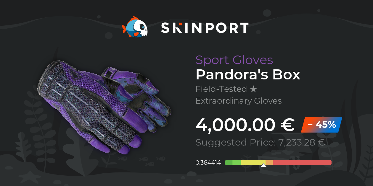 Sport Gloves Pandora's Box (FieldTested) CounterStrike 2 Skinport
