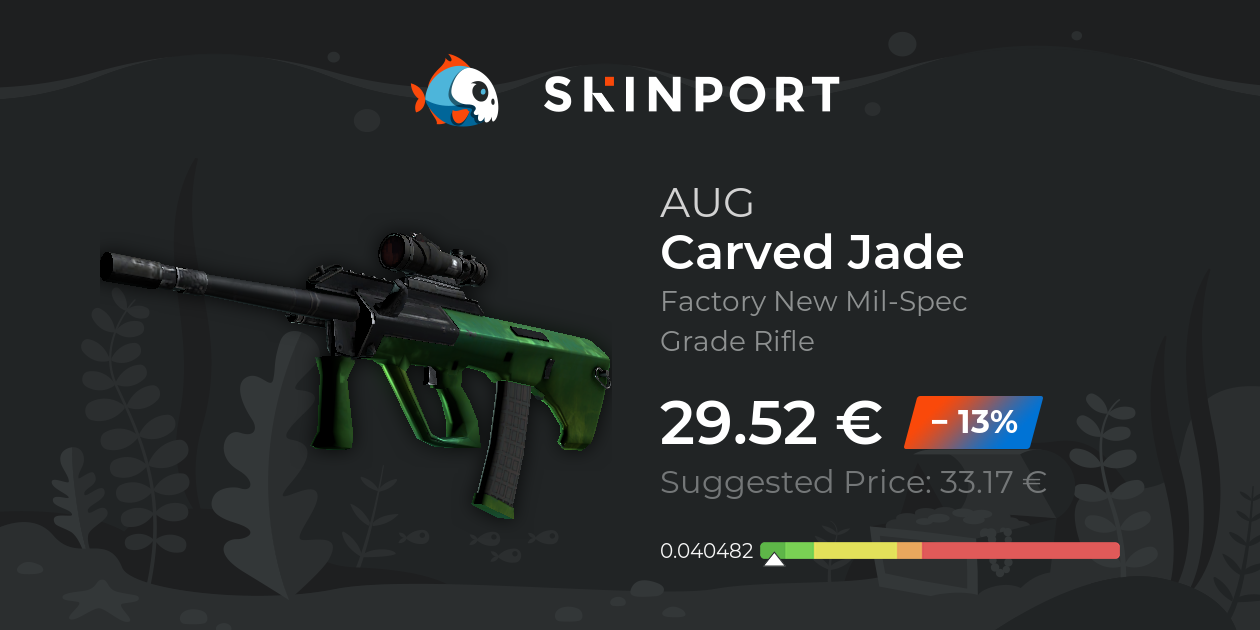 AUG | Carved Jade (Factory New) - CS2 - Skinport