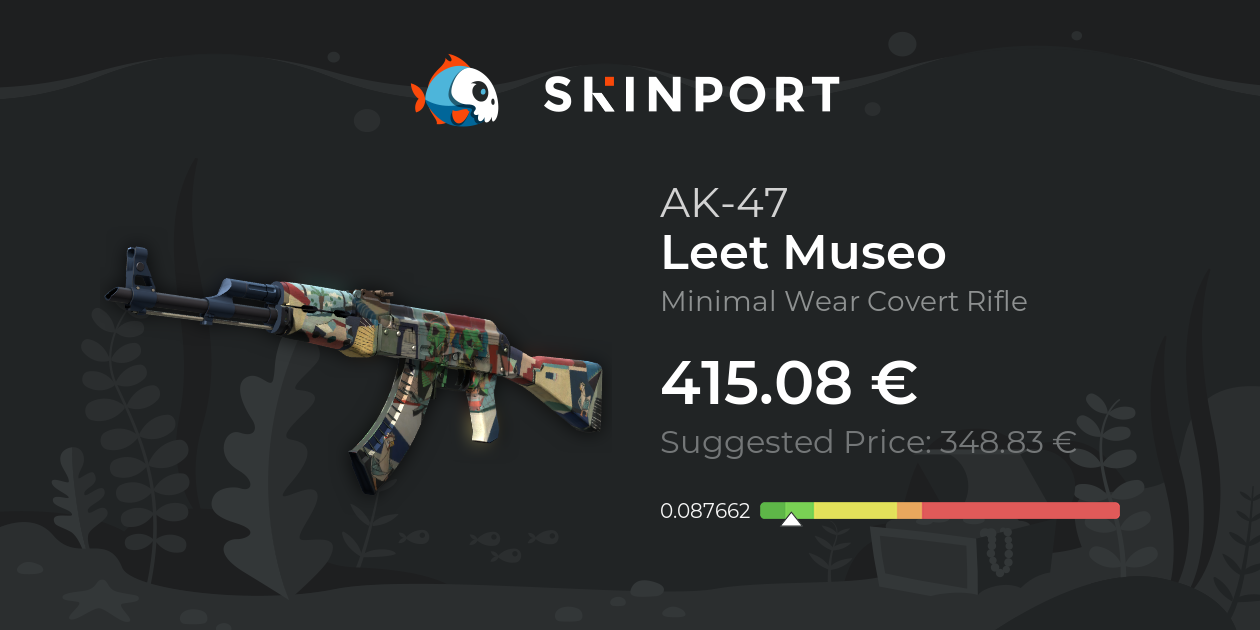 AK-47 | Leet Museo (Minimal Wear) - Counter-Strike 2 - Skinport