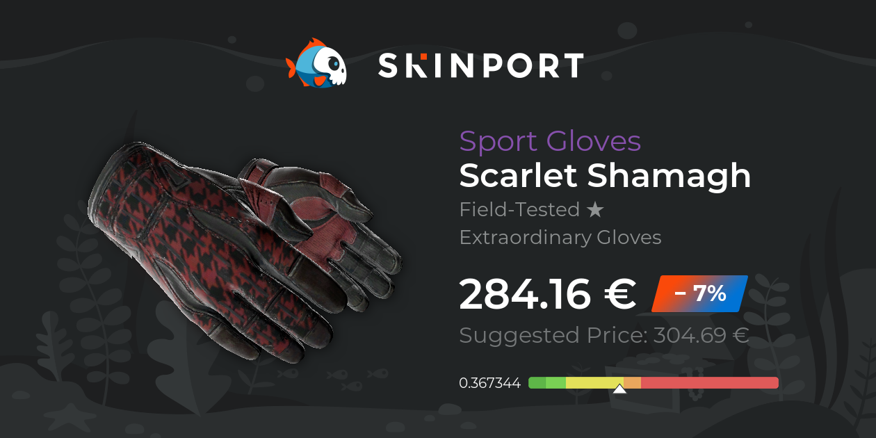 Sport Gloves Scarlet Shamagh (FieldTested) CS2 Skinport