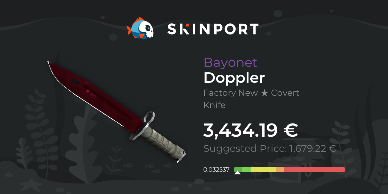 刺刀（★） | 多普勒 (崭新出厂) - Counter-Strike 2 - Skinport