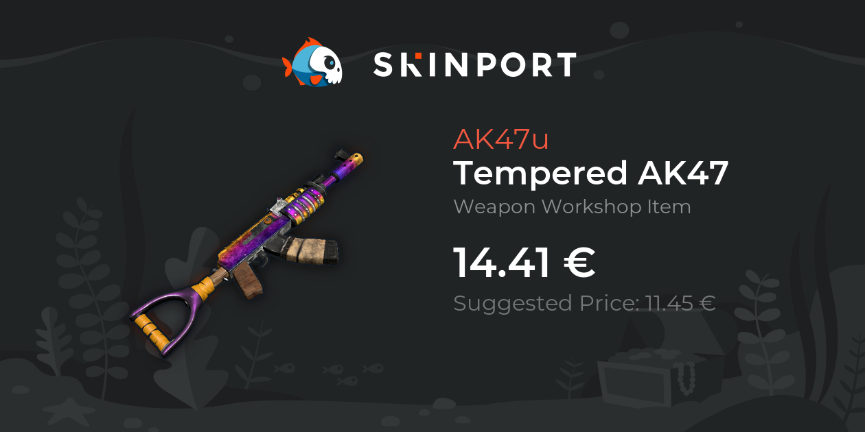 Tempered AK47 - Rust - Skinport