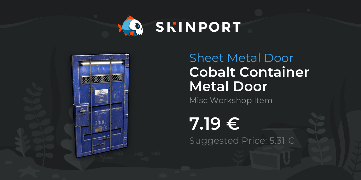 Cobalt Container Metal Door - Rust - Skinport