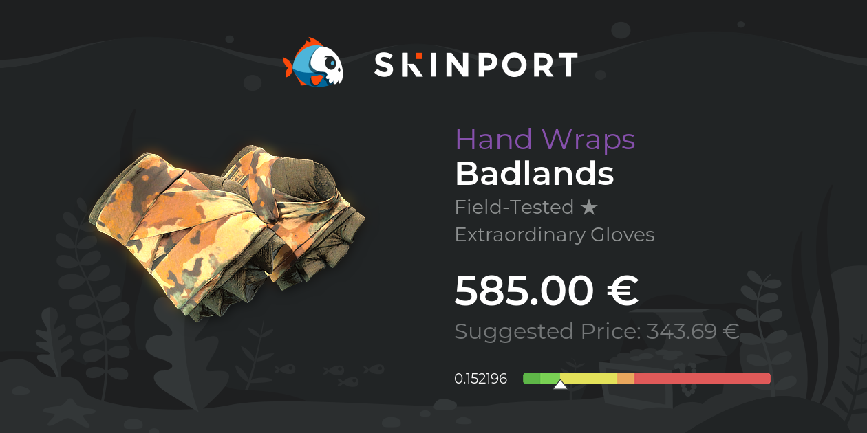 Hand Wraps | Badlands (Field-Tested) - Counter-Strike 2 - Skinport