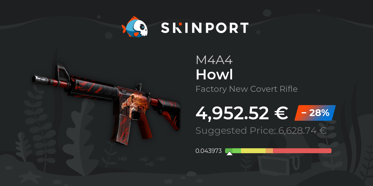 M4A4 | Howl (Factory New) - Counter-Strike 2 - Skinport