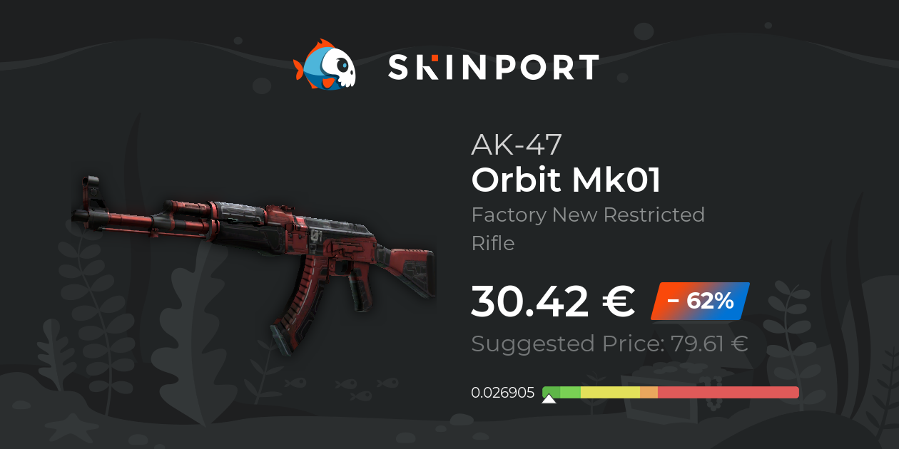 AK-47 | Órbita MK01 (Recién fabricado) - Counter-Strike 2 - Skinport