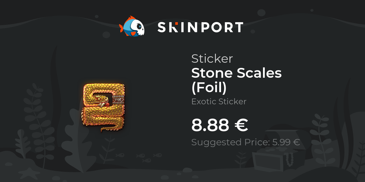 Sticker | Stone Scales (Foil) - Counter-Strike 2 - Skinport