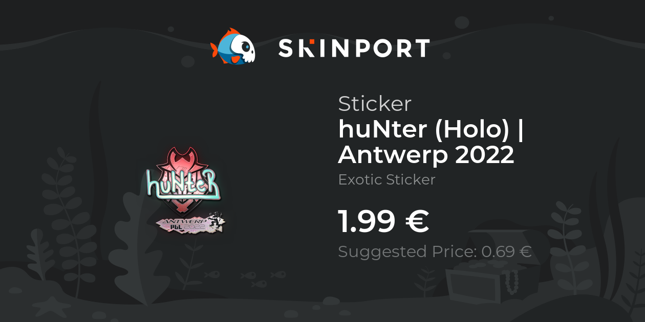 Sticker | huNter (Holo) | Antwerp 2022 - Counter-Strike 2 - Skinport
