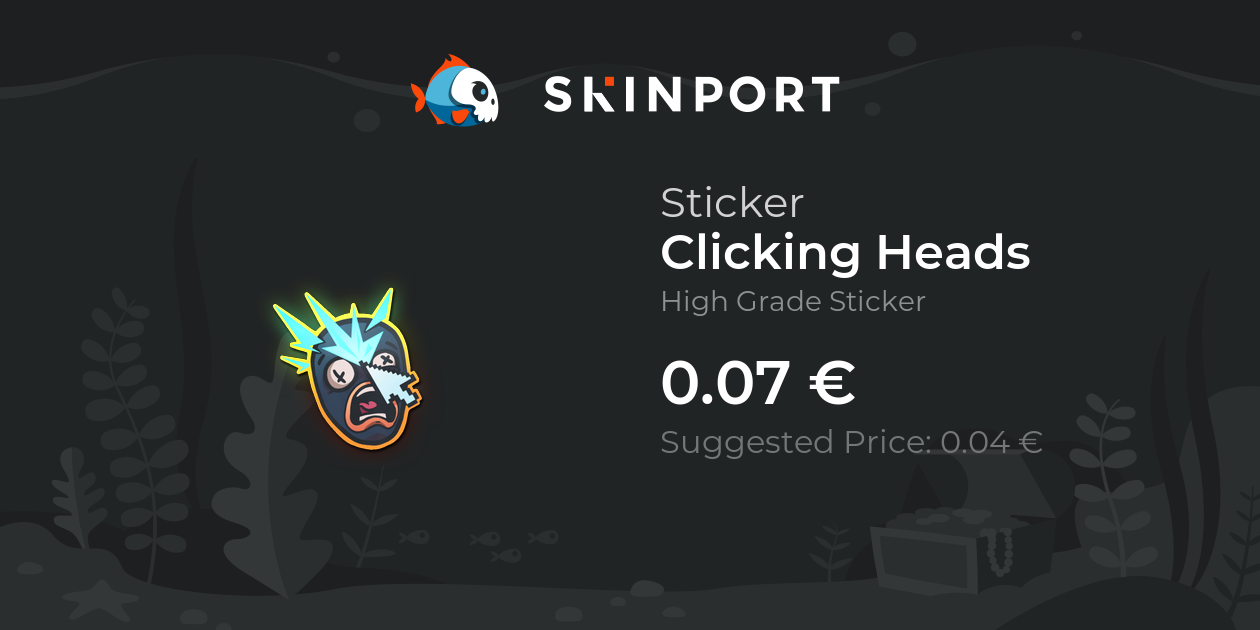 Sticker | Clicking Heads - Counter-Strike 2 - Skinport