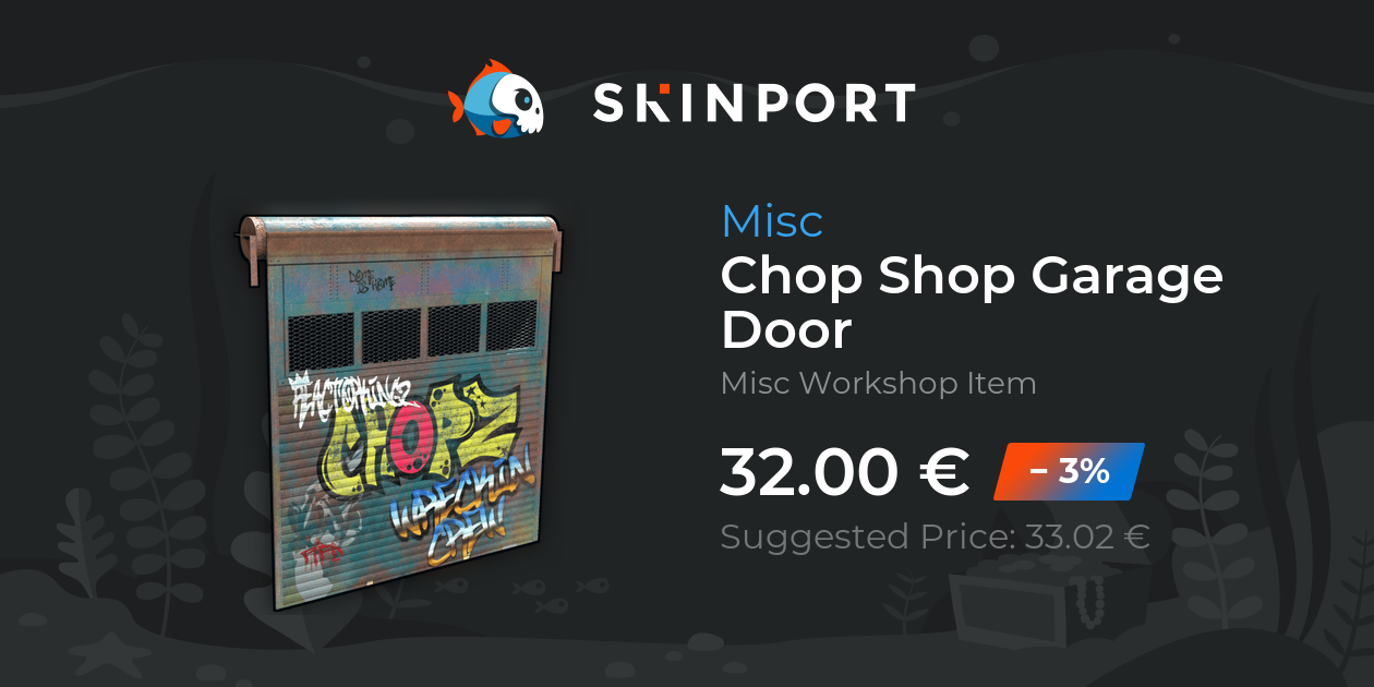 Chop Shop Garage Door - Rust - Skinport