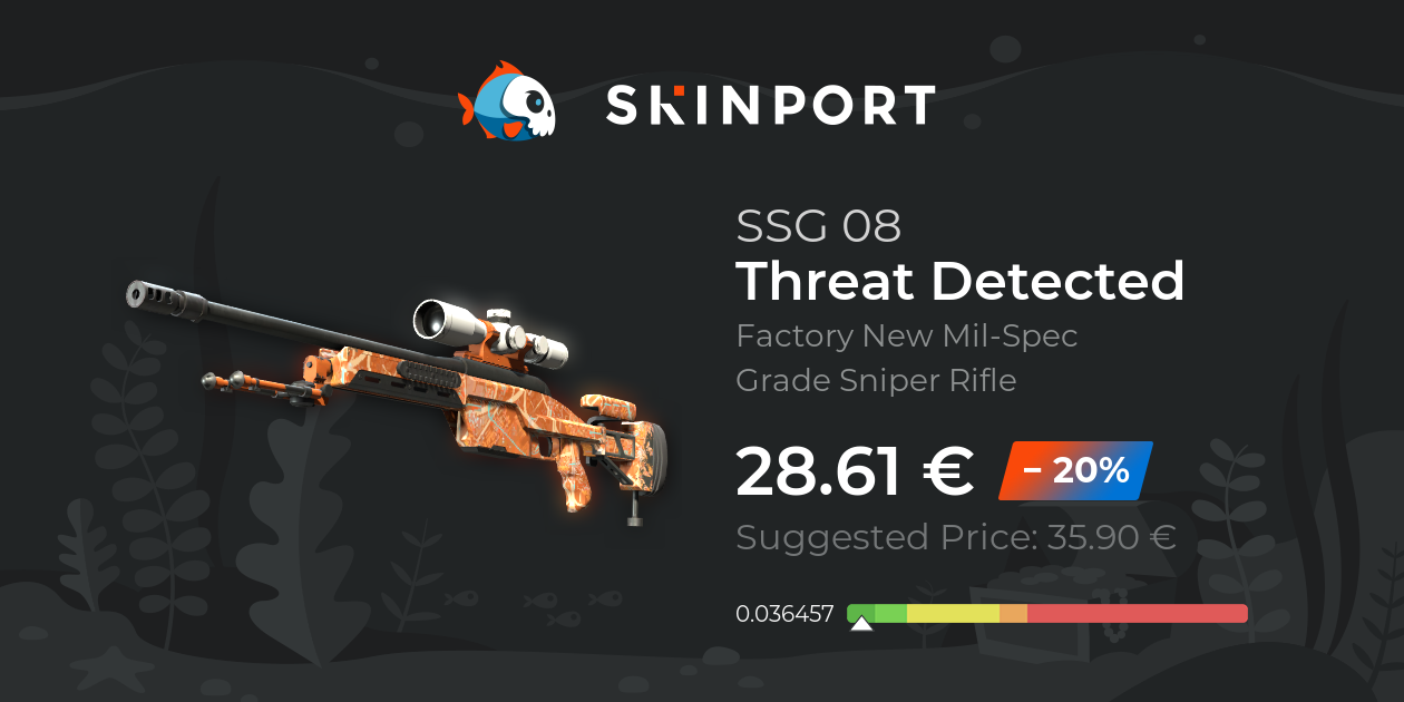 SSG 08 | Threat Detected (Factory New) - Counter-Strike 2 - Skinport