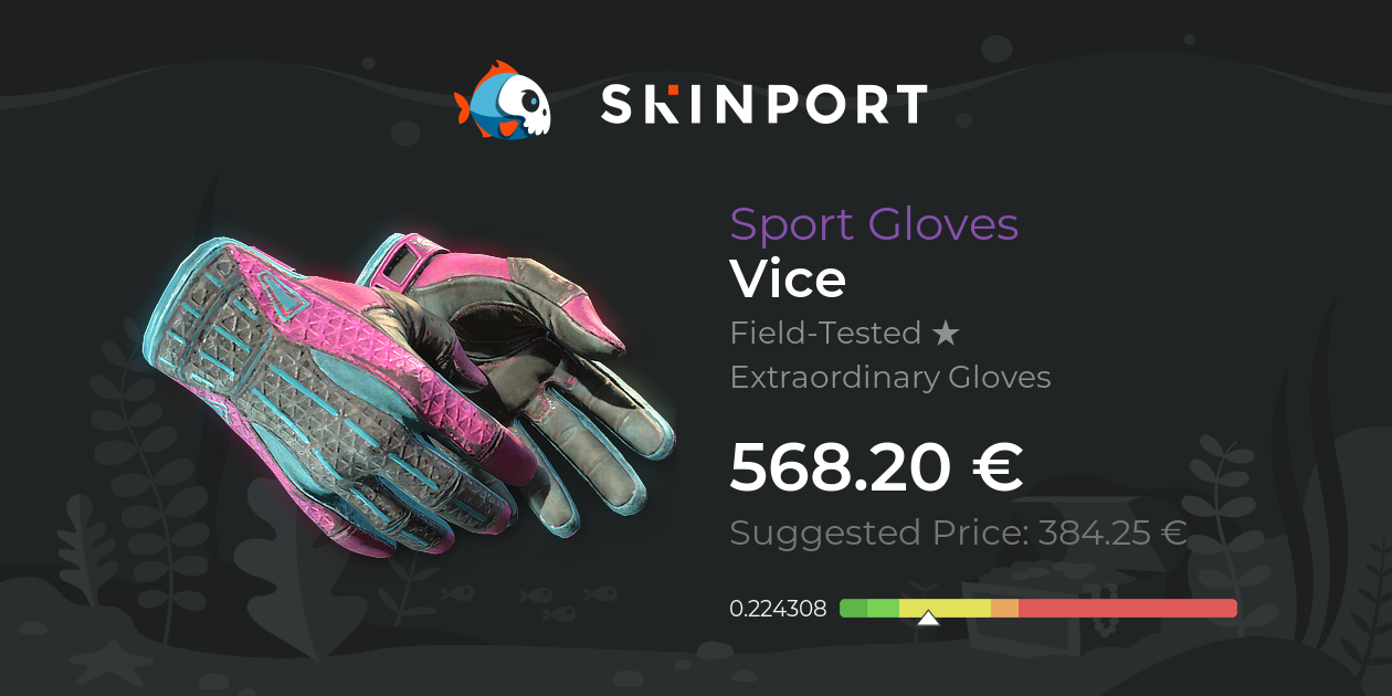 Sport Gloves | Vice (Field-Tested) - Counter-Strike 2 - Skinport