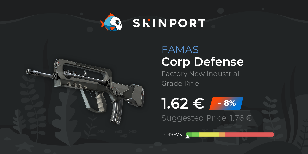 FAMAS | Corp Defense (Factory New) - Counter-Strike 2 - Skinport