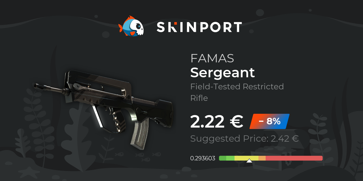 FAMAS | Sergeant (Field-Tested) - Counter-Strike 2 - Skinport