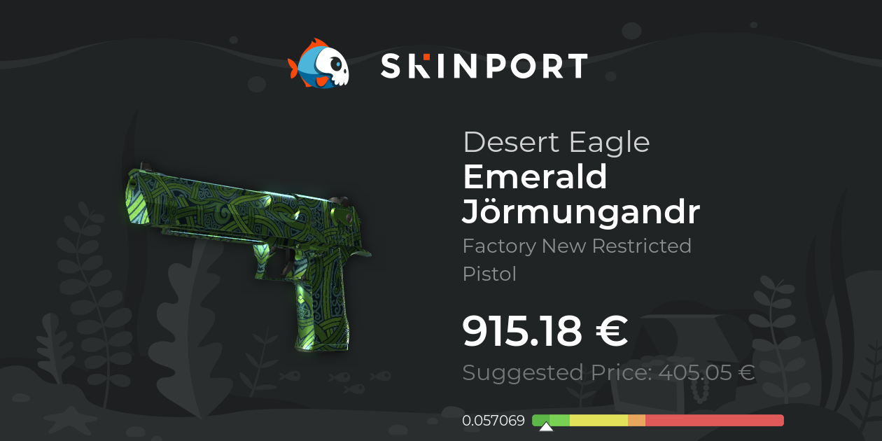 Desert Eagle | Emerald Jörmungandr (Factory New) - Counter-Strike 2 ...