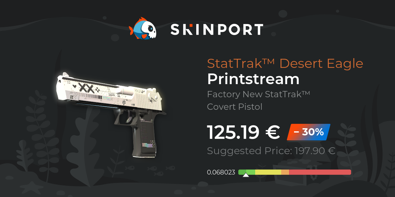 StatTrak™ Desert Eagle Printstream (Factory New) CounterStrike 2