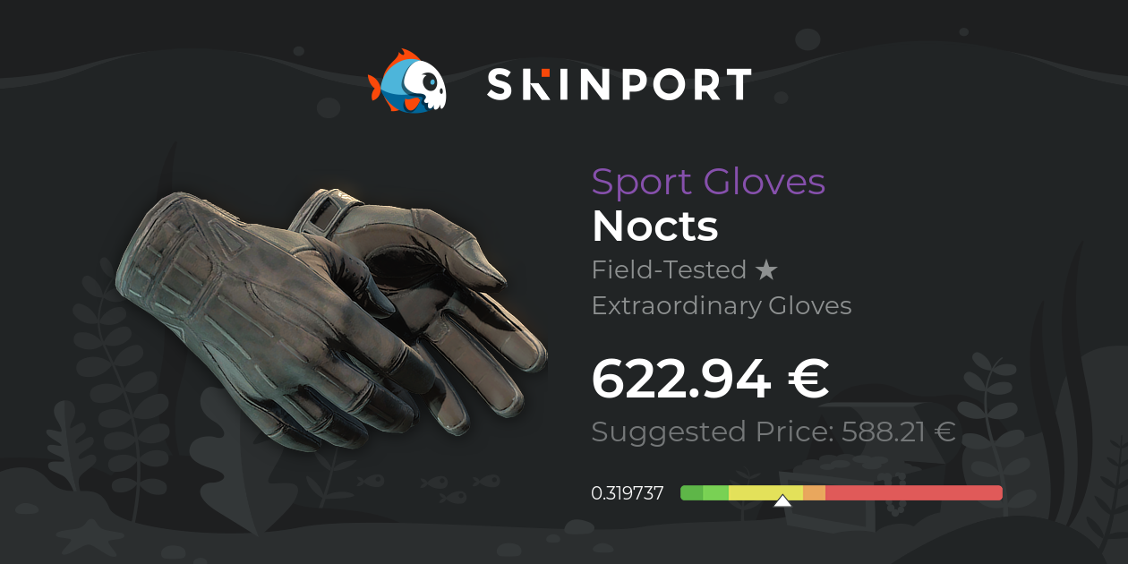 Sport Gloves | Nocts (Field-Tested) - Counter-Strike 2 - Skinport