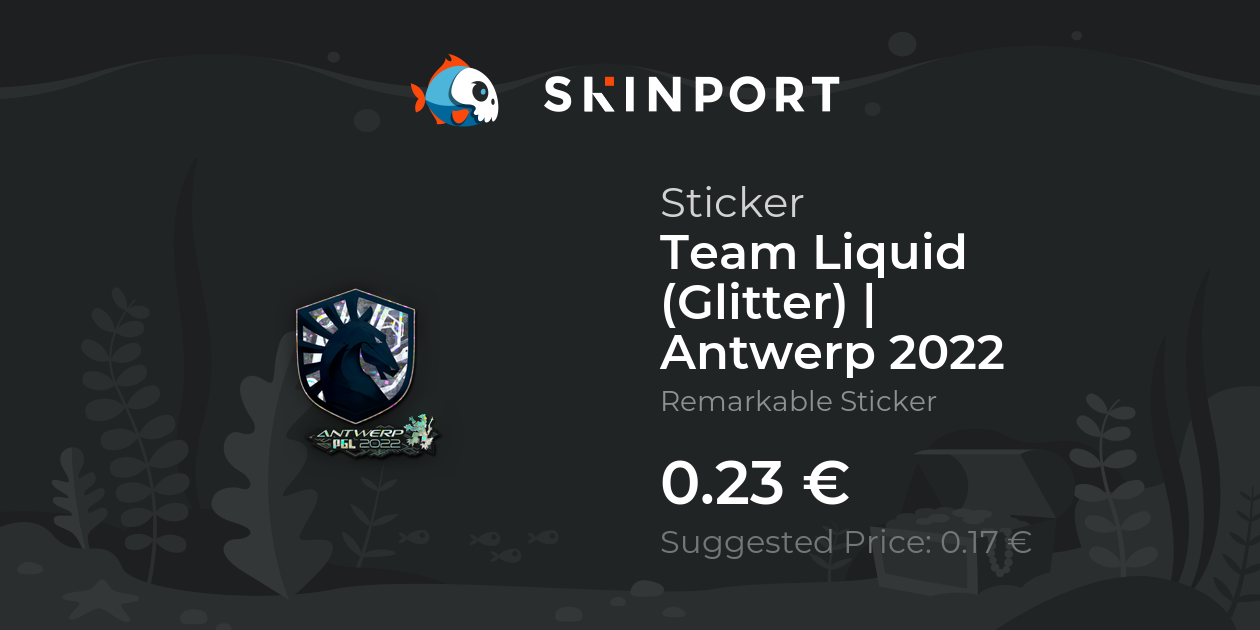 Sticker | Team Liquid (Glitter) | Antwerp 2022 - Counter-Strike 2 ...