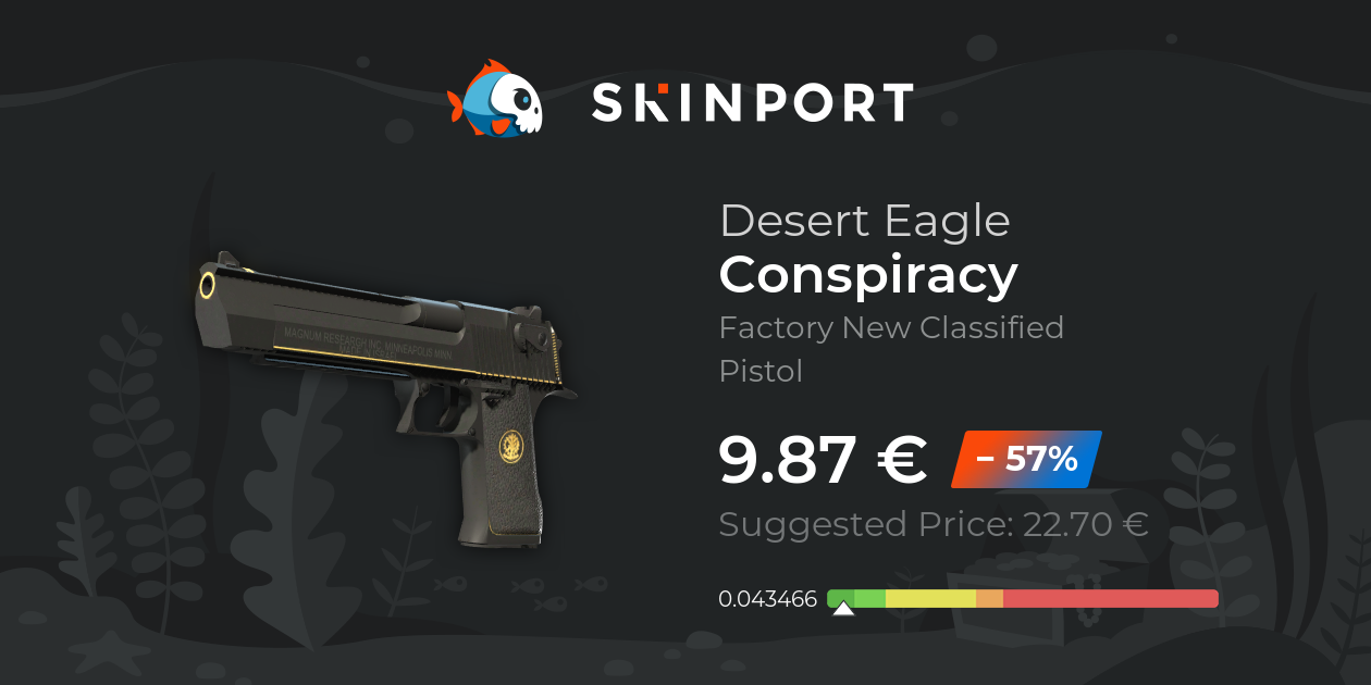 Desert Eagle | Conspiracy (Factory New) - Counter-Strike 2 - Skinport