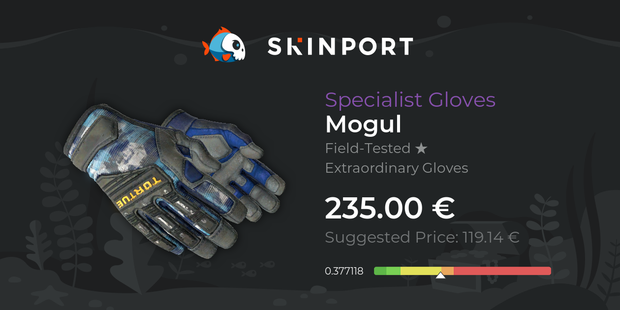 Specialist Gloves | Mogul (Field-Tested) - CS:GO - Skinport
