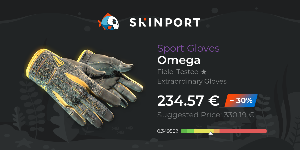 ☆ Sport Gloves Omega (Field-Tested) Counter-Strike Skinport