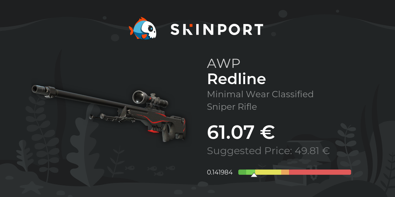 AWP | Redline (Minimal Wear) - Counter-Strike 2 - Skinport