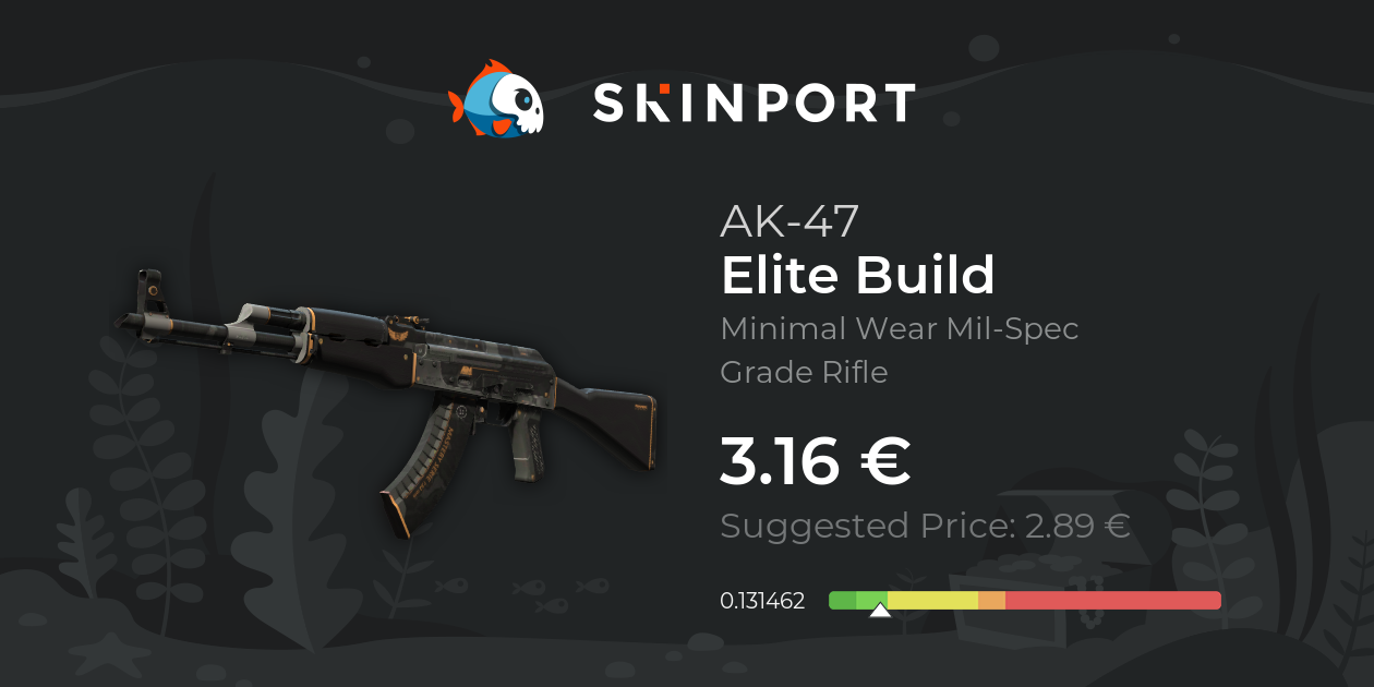 AK-47 | Elite Build (Minimal Wear) - Counter-Strike 2 - Skinport