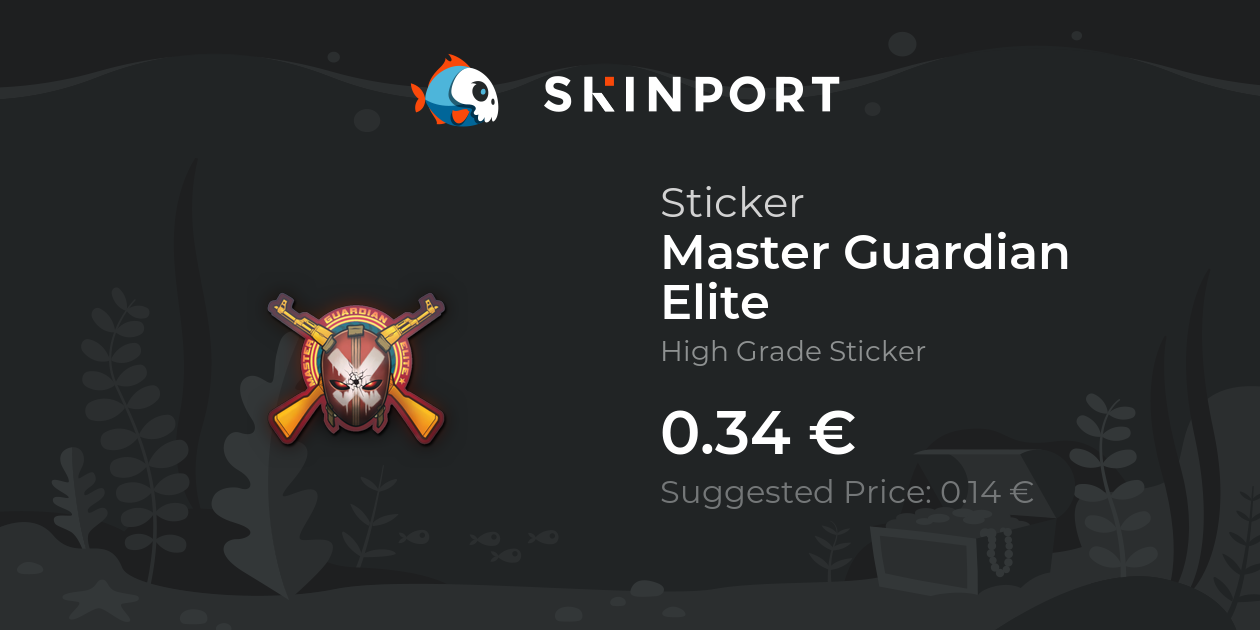Sticker | Master Guardian Elite - Counter-Strike 2 - Skinport