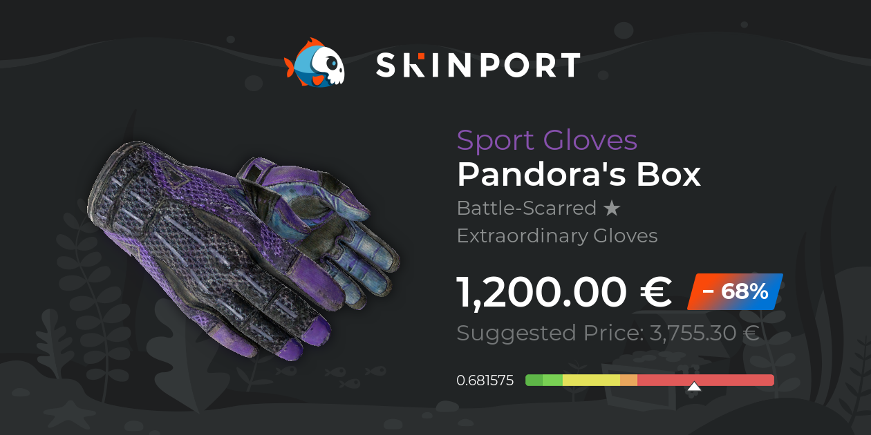 Sport Gloves Pandora's Box (BattleScarred) CSGO Skinport