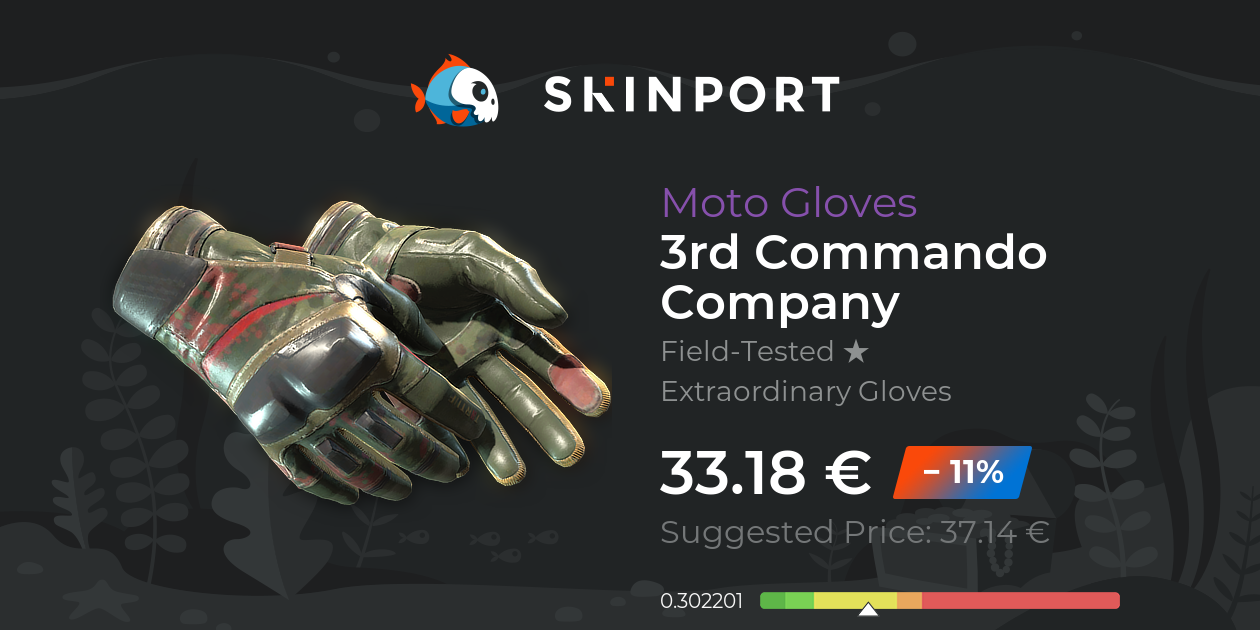 Moto Gloves | 3rd Commando Company (Field-Tested) - Counter-Strike 2 ...