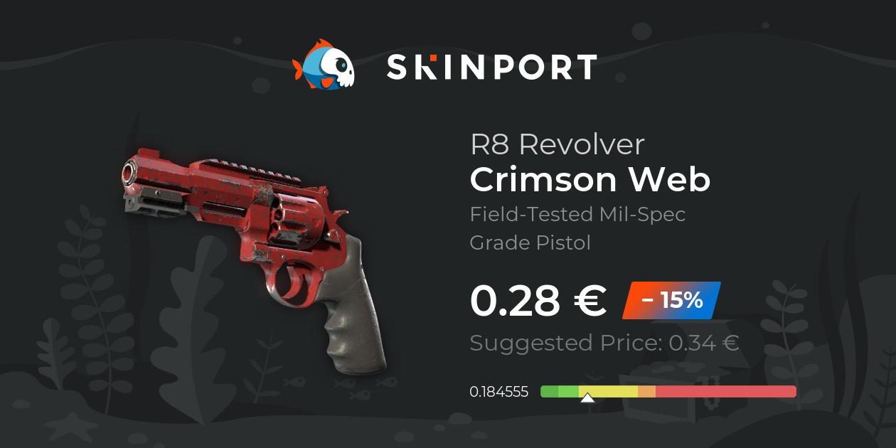 R8 Revolver | Crimson Web (Field-Tested) - Counter-Strike 2 - Skinport