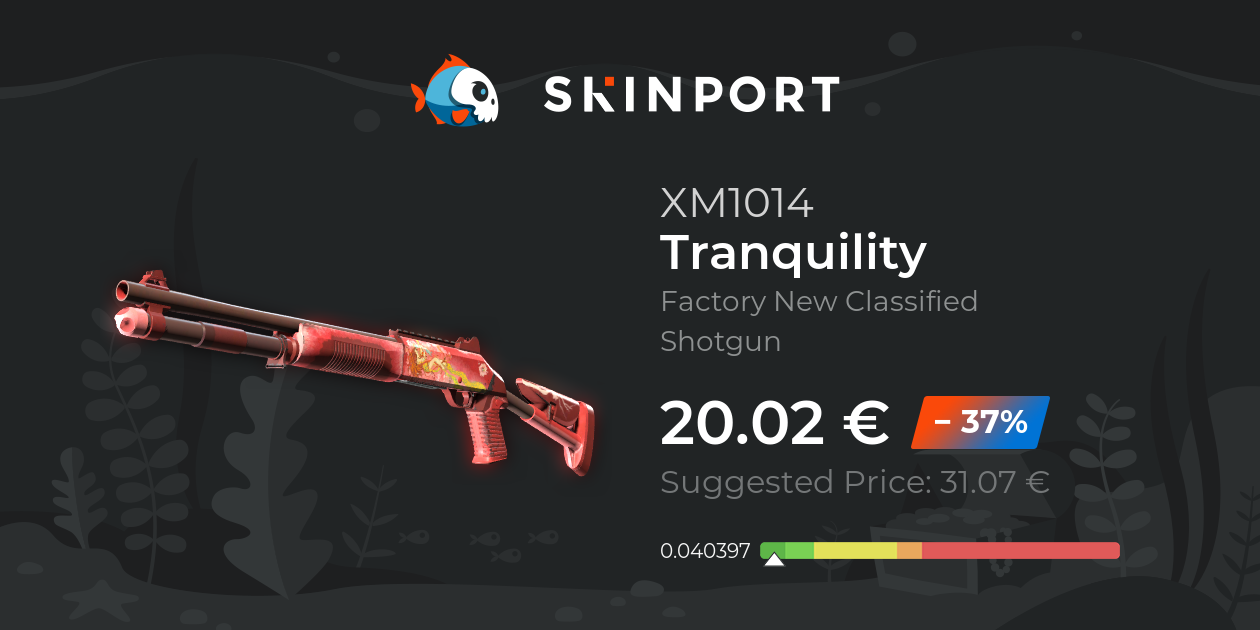 XM1014 Tranquility (Factory New) CounterStrike 2 Skinport